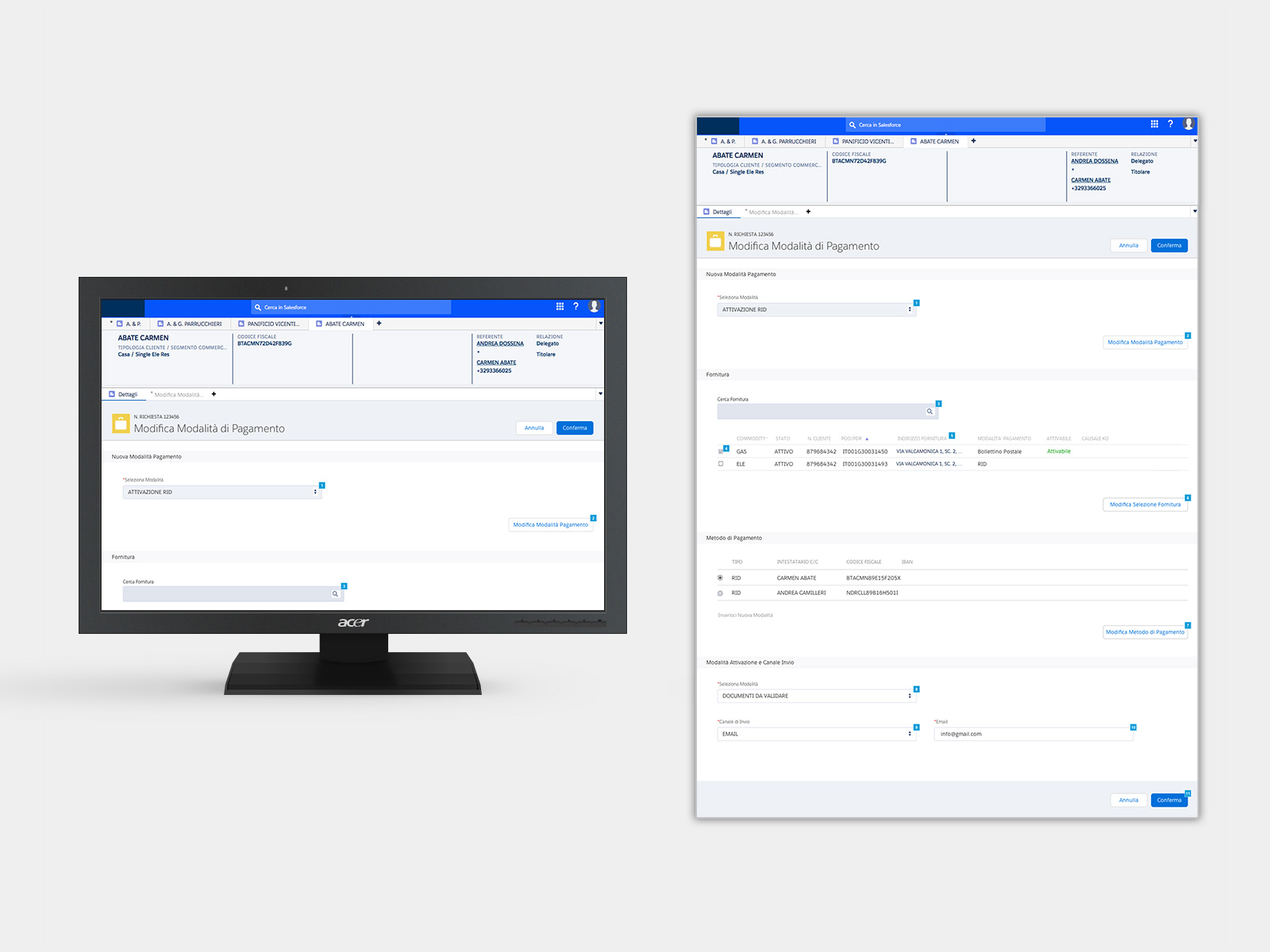 Service Cloud (with full length wireframe)